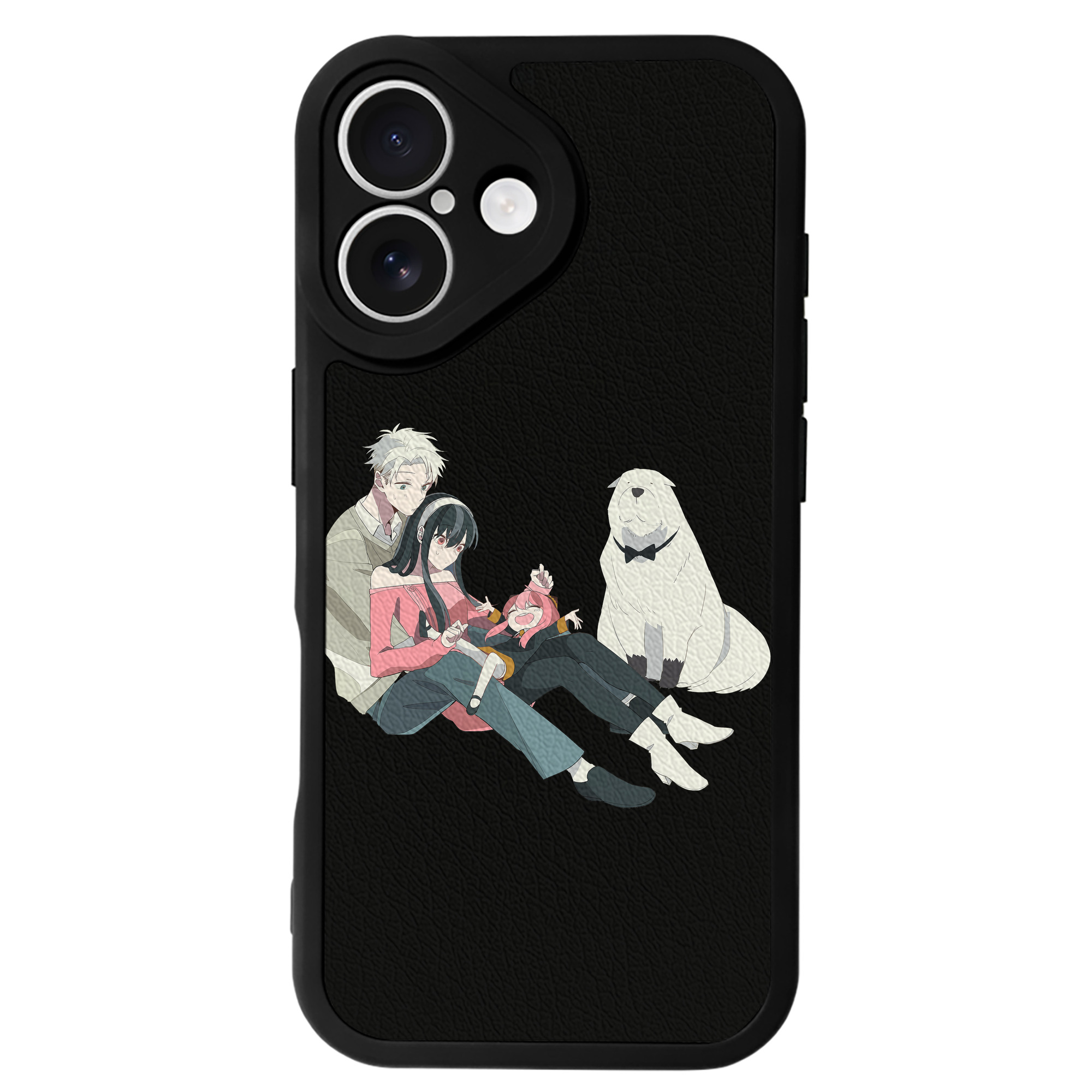（画像用） SPY×FAMILY间谍家家酒 【iPhone 16シリーズ対応】シリコンスマホケース（レザー調） 材質：シリコン